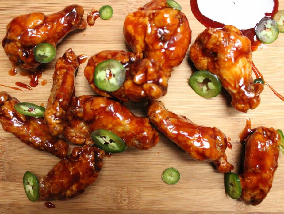 Soy Caramel Chicken Wings